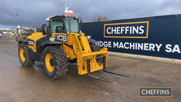 JCB 536-60 Agri Plus Telehandler c/w pallet tines Hours: approx 6800 Reg. No. HF13 AEW Ser. No. JCB5TCYHP02173860