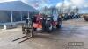 Manitou 18m Telehandler c/w jack legs, side shift, forks Ser. No. 258584 - 4