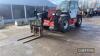 Manitou 18m Telehandler c/w jack legs, side shift, forks Ser. No. 258584 - 5