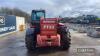 Manitou 18m Telehandler c/w jack legs, side shift, forks Ser. No. 258584 - 9