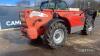 Manitou 18m Telehandler c/w jack legs, side shift, forks Ser. No. 258584 - 12