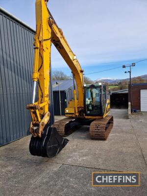 2002 JCB JS130 Excavator c/w hydraulic quick hitch, digging bucket, LED lights