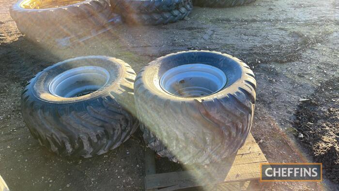 2no. 520/50-17 Tyres 8 Stud Centre UNRESERVED LOT