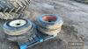 4no. Wheels & Tyres for Massey Ferguson 135 
<br/>Alliance 7.50-18 
<br/> - 5