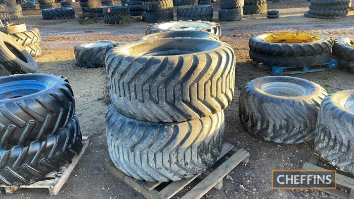 4no. 520/60x22.5 Tyres UNRESERVED LOT