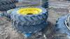 Pr. of Kleber 320/85 R36 Rowcrops 10 Stud JD centres UNRESERVED LOT - 2