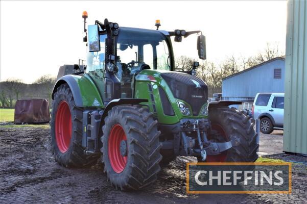 2017 FENDT 720 Vario 4wd TRACTOR Fitted with front linkage, front and cab suspension, Profi cab and air brakes on Trelleborg TM800 650/65R42 rear and Trelleborg TM800 540/65R30 front wheels and tyres Reg. No. GN17 FXA Serial No. 741214209 Hours: 1,318