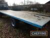 4wheel turntable trailer, 24ft bed (blue) - 2