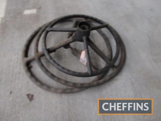 3no. Ford steering wheels