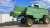 John Deere 2058 Hillmaster Combine c/w 818 header, chopper, lateral tilt P Reg - 15