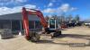 2012 Kubota KX080 Excavator c/w 3no. buckets, quick hitch, red key to be supplied by the vendor Ser. No. 25993 - 4