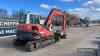 2012 Kubota KX080 Excavator c/w 3no. buckets, quick hitch, red key to be supplied by the vendor Ser. No. 25993 - 11