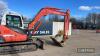 2012 Kubota KX080 Excavator c/w 3no. buckets, quick hitch, red key to be supplied by the vendor Ser. No. 25993 - 14