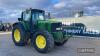 2006 John Deere 6820 Premium Tractor c/w TLS, cab suspension, 40k, eco box, air con, front links, 650/65 R38 & 540/65 R28 Hours: approx 7800 Reg. No. CU56 EZF UNRESERVED LOT