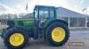 2006 John Deere 6820 Premium Tractor c/w TLS, cab suspension, 40k, eco box, air con, front links, 650/65 R38 & 540/65 R28 Hours: approx 7800 Reg. No. CU56 EZF UNRESERVED LOT - 6