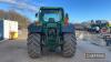 2006 John Deere 6820 Premium Tractor c/w TLS, cab suspension, 40k, eco box, air con, front links, 650/65 R38 & 540/65 R28 Hours: approx 7800 Reg. No. CU56 EZF UNRESERVED LOT - 9