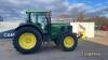 2006 John Deere 6820 Premium Tractor c/w TLS, cab suspension, 40k, eco box, air con, front links, 650/65 R38 & 540/65 R28 Hours: approx 7800 Reg. No. CU56 EZF UNRESERVED LOT - 14