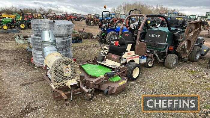 2005 Zero Tuirn Grasshopper Mower c/w blower attachment