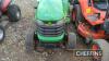 John Deere X320 Ride on Mower c/w paperwork in office Ser. No. MOX320B085850 UNRESERVED LOT - 2