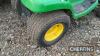 John Deere X320 Ride on Mower c/w paperwork in office Ser. No. MOX320B085850 UNRESERVED LOT - 9