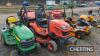 Kubota G23 Diesel Ride on Lawnmower c/w high tip grass box & mulching deck - 3