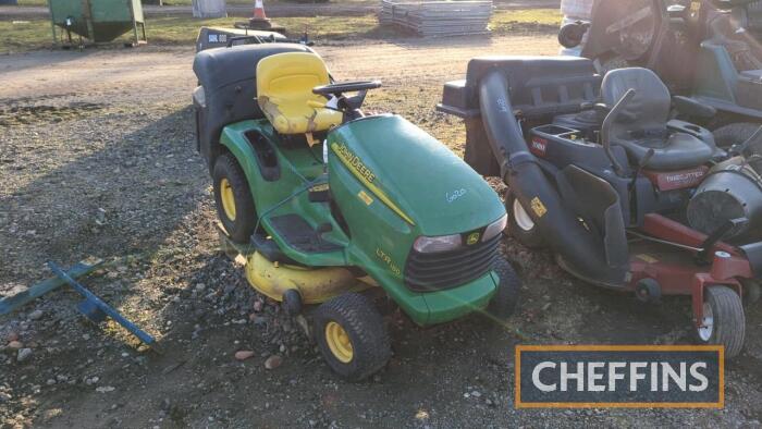 John Deere LTR 180 Ride on Mower c/w collector