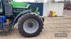 2014 Deutz 6210 Tractor c/w 50kph, 200hp, 620/70x42 tyres Hours: approx 4925 Reg. No. KX14 DZY - 15