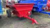 Dump Trailer c/w single axle, super single tyres, hydraulic trailer brakes - 2