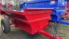 Dump Trailer c/w single axle, super single tyres, hydraulic trailer brakes - 3