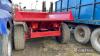 Dump Trailer c/w single axle, super single tyres, hydraulic trailer brakes - 7