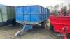 Dropside 12ton Trailer c/w grain chute - 12