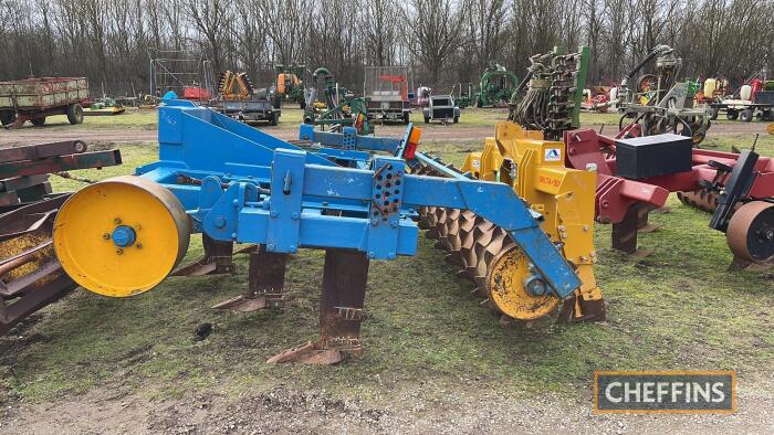 5 Leg Subsoiler c/w packer, depth wheels, lights