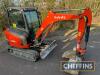 2019 Kubota KX027 red key Hours: approx 2190 - 2