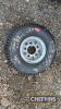 1no. 6.00x9 5 Stud Wheel & Tyre UNRESERVED LOT