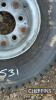 1no. 6.00x9 5 Stud Wheel & Tyre UNRESERVED LOT - 2