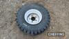 1no. 10.0-80-12 Tyre 5 Stud Wheel & Tyre UNRESERVED LOT