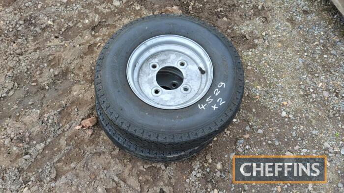 2no. 500z10 4 Stud Wheels & Tyres UNRESERVED LOT