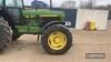 John Deere 3050 4wd Tractor c/w 40k, registration documents to be supplied by the vendor Reg. No. H821 WBV Ser. No. 3050S *L03050C704863 - 15