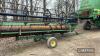 John Deere 2058 Hillmaster Combine c/w 818 header, chopper, lateral tilt P Reg - 34