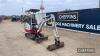 2018 Takeuchi TB 216 Mini Digger c/w 3no. buckets Hours: approx 3160 Ser. No. 216010674 - 2