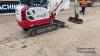 2018 Takeuchi TB 216 Mini Digger c/w 3no. buckets Hours: approx 3160 Ser. No. 216010674 - 13