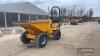 2013 Thwaites 3ton Swivel Skip Dumper Reg. No. GN13 EEU Ser. No. 216010674 Hours: approx 3500 - 4