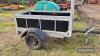 Galvanised 6x3 Car Trailer c/w ladder rack, braked, spare wheel - 4