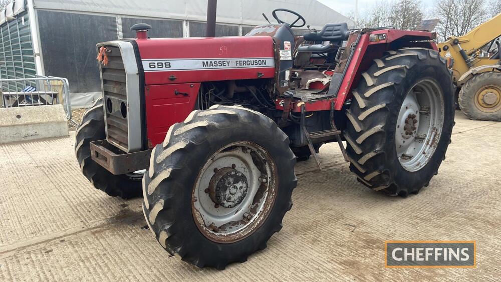 Massey Ferguson 698 Tractor March 2023 Unsold Lots Machinery And Vintage Auct