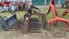 JCB 7ft 6in Muck Grab 
<br/>c/w pin & cone brackets, Hardox tines