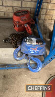 2no. 2ton Chain Hoists