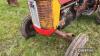 MASSEY FERGUSON 65 MK.II 4cylinder diesel 2wd TRACTOR Part restored and requires finishing - 19