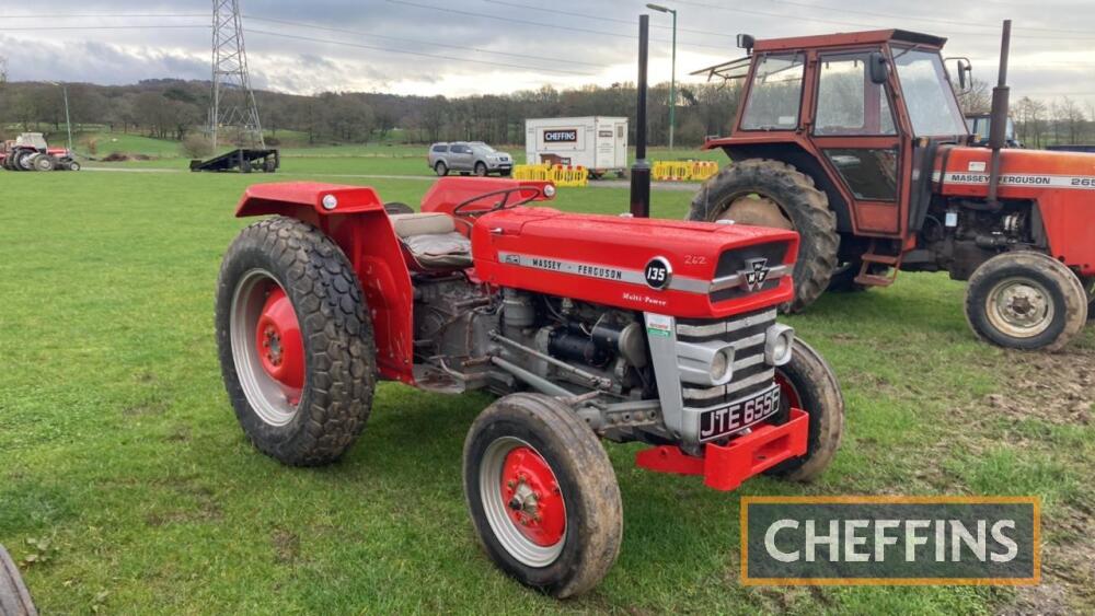 Massey Ferguson 135 Multi Power Tractor Hours Approx 700 Reg No Jte 655f Preston Collective