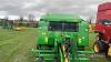 2010 John Deere 644 fixed chamber round baler Bale count: 8000 - 3