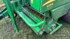 2010 John Deere 644 fixed chamber round baler Bale count: 8000 - 6